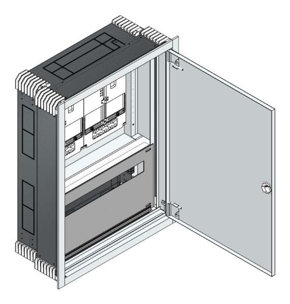 MEHLER - UP Zählerverteiler+PW+UM Kärnten für TN-Netz, außen B596xH789xT245mm