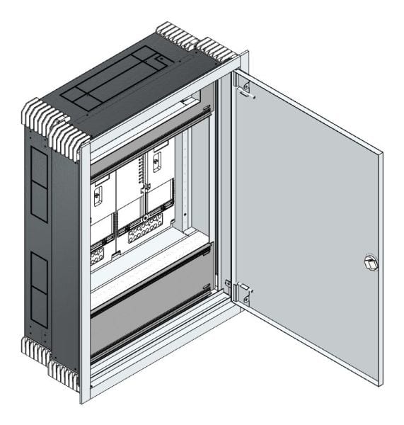 MEHLER - UP Zählerverteiler+PW+UM NÖ Netz für TN-Netz, außen B596xH789xT245mm