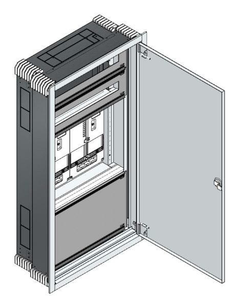 MEHLER - UP Zählerverteiler+PW+UM NÖ Netz für TN-Netz, außen B596xH1089xT245mm