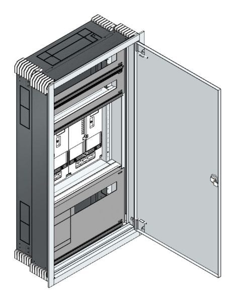 MEHLER - UP Zählerverteiler+PW+UM OÖ, Salzburg für TN-Netz, außen B596xH1089xT245mm