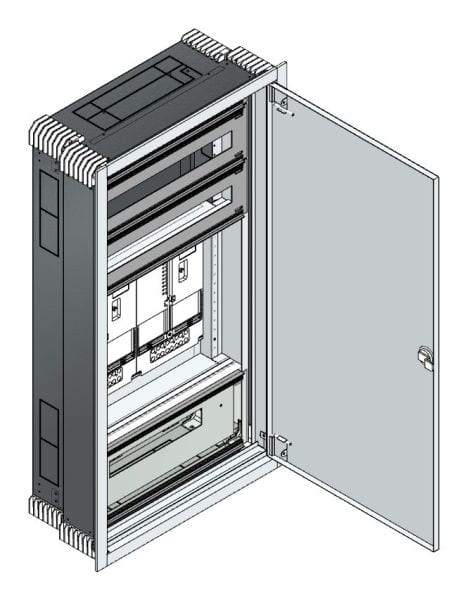 MEHLER - UP Zählerverteiler+PW+UM Vorarlberg für TN-Netz, außen B596xH1089xT245mm
