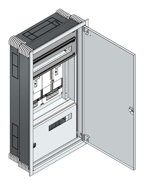 MEHLER - UP-Zählerverteiler+PW+UM Steiermark für TN-Netz, außen B596xH1089xT245mm