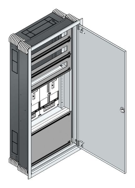 MEHLER - UP Zählerverteiler+PW+UM NÖ Netz für TN-Netz, außen B596xH1239xT245mm