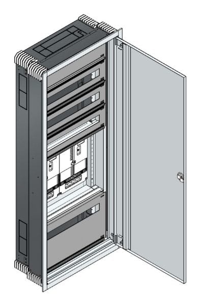 MEHLER - UP Zählerverteiler+PW+UM Kärnten für TN-Netz, außen B596xH1414xT245mm