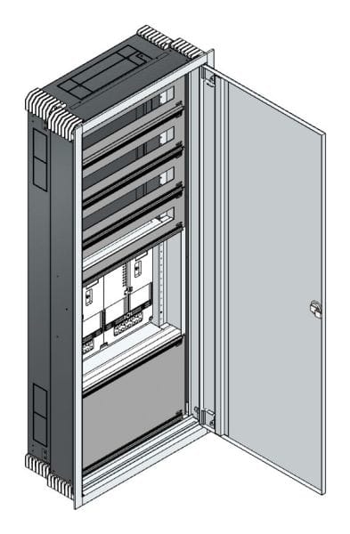 MEHLER - UP Zählerverteiler+PW+UM NÖ Netz für TN-Netz, außen B596xH1414xT245mm