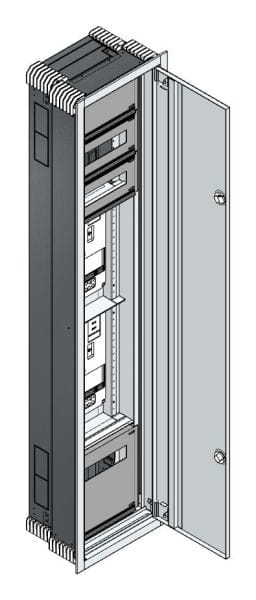 MEHLER - UP Zählerverteiler+PW+UM Tirol für TN-Netz, außen B381xH1714xT245mm