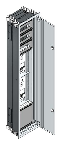 MEHLER - UP Zählerverteiler+PW+UM Wiener Netze für TN-Netz, außen B381xH1714xT245mm