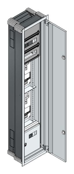 MEHLER - UP-Zählerverteiler+PW+UM Steiermark für TN-Netz, außen B381xH1714xT245mm