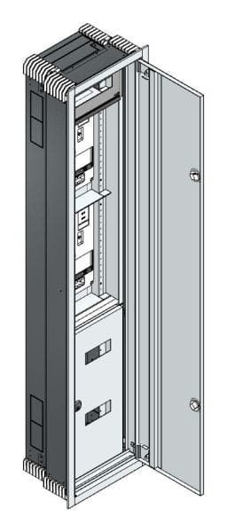 MEHLER - UP-Zählerverteiler+PW+UM Steiermark für TN-Netz, außen B381xH1714xT245mm