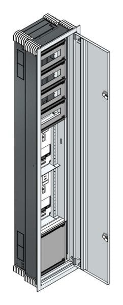 MEHLER - UP Zählerverteiler+PW+UM NÖ Netz für TN-Netz, außen B381xH1864xT245mm