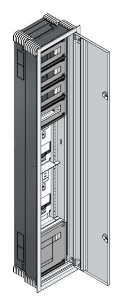 MEHLER - UP Zählerverteiler+PW+UM OÖ, Salzburg für TN-Netz, außen B381xH1864xT245mm