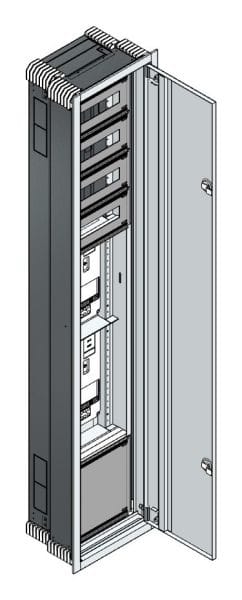 MEHLER - UP Zählerverteiler+PW+UM Wiener Netze für TN-Netz, außen B381xH1864xT245mm