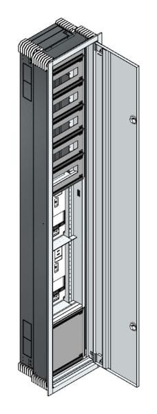 MEHLER - UP Zählerverteiler+PW+UM NÖ Netz für TN-Netz, außen B381xH2039xT245mm
