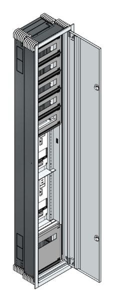 MEHLER - UP Zählerverteiler+PW+UM Tirol für TN-Netz, außen B381xH2039xT245mm