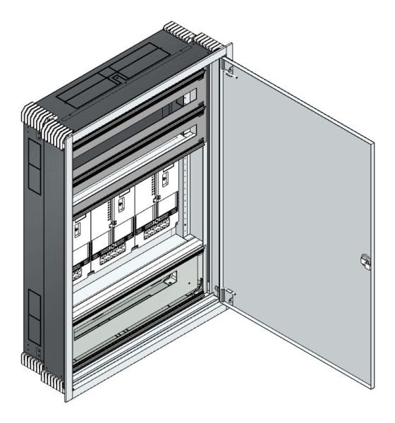 MEHLER - UP Zählerverteiler+PW+UM Vorarlberg für TN-Netz, außen B796xH1089xT245mm