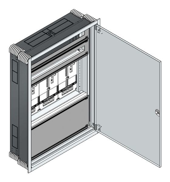 MEHLER - UP Zählerverteiler+PW+UM Wiener Netze für TN-Netz, außen B796xH1089xT245mm