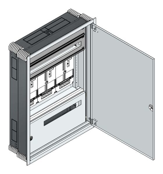 MEHLER - UP-Zählerverteiler+PW+UM Steiermark für TN-Netz, außen B796xH1089xT245mm