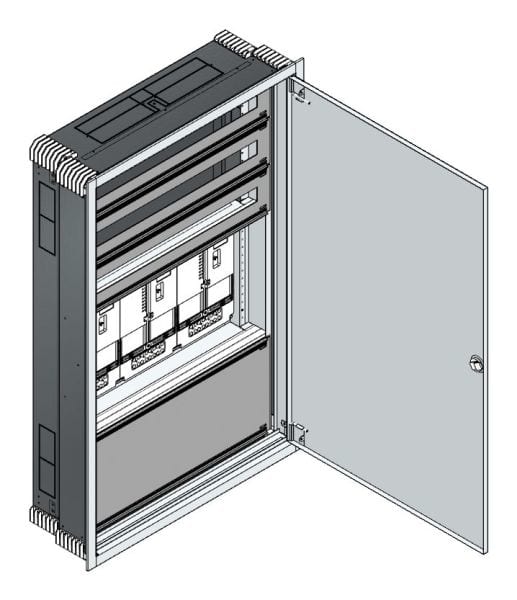 MEHLER - UP Zählerverteiler+PW+UM NÖ Netz für TN-Netz, außen B796xH1239xT245mm