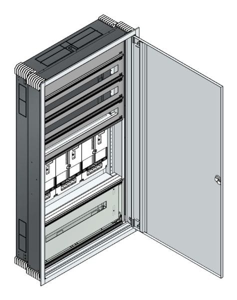 MEHLER - UP Zählerverteiler+PW+UM Vorarlberg für TN-Netz, außen B796xH1414xT245mm