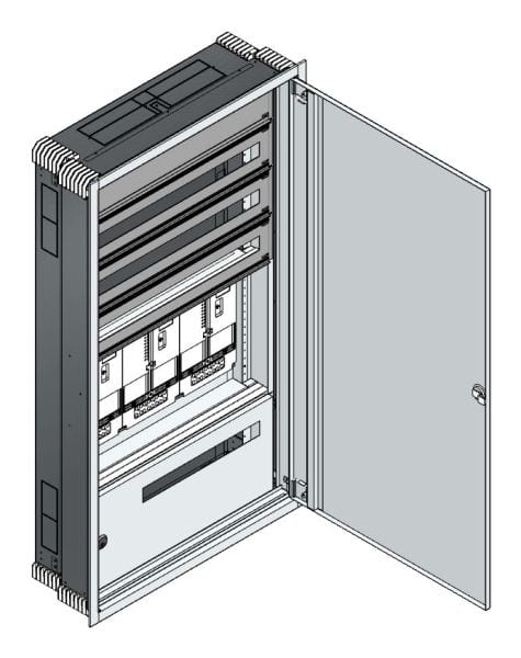 MEHLER - UP-Zählerverteiler+PW+UM Steiermark für TN-Netz, außen B796xH1414xT245mm