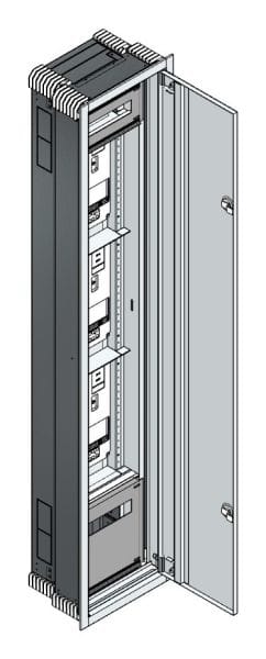 MEHLER - UP Zählerverteiler+PW+UM Tirol für TN-Netz, außen B381xH1864xT245mm