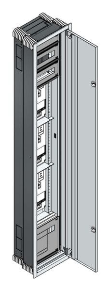 MEHLER - UP Zählerverteiler+PW+UM OÖ, Salzburg für TN-Netz, außen B381xH2039xT245mm