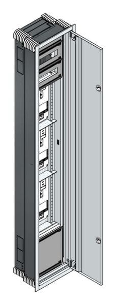 MEHLER - UP Zählerverteiler+PW+UM Wiener Netze für TN-Netz, außen B381xH2039xT245mm