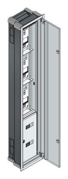 MEHLER - UP-Zählerverteiler+PW+UM Steiermark für TN-Netz, außen B381xH2039xT245mm
