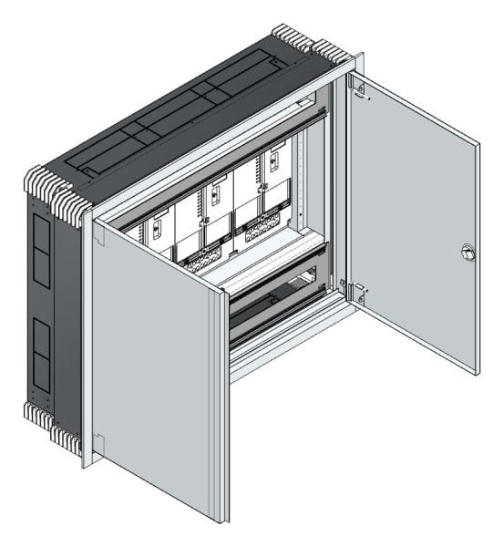 MEHLER - UP Zählerverteiler+PW+UM OÖ, Salzburg für TN-Netz, außen B1006xH789xT245mm