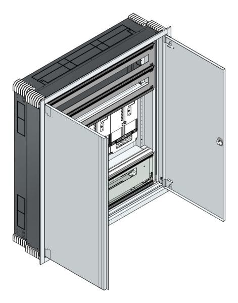 MEHLER - UP Zählerverteiler+PW+UM Vorarlberg für TN-Netz, außen B1006xH1089xT245mm