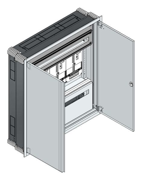MEHLER - UP-Zählerverteiler+PW+UM Steiermark für TN-Netz, außen B1006xH1089xT245mm