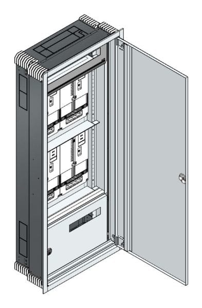 MEHLER - UP-Zählerverteiler+PW+UM Steiermark für TN-Netz, außen B596xH1414xT245mm