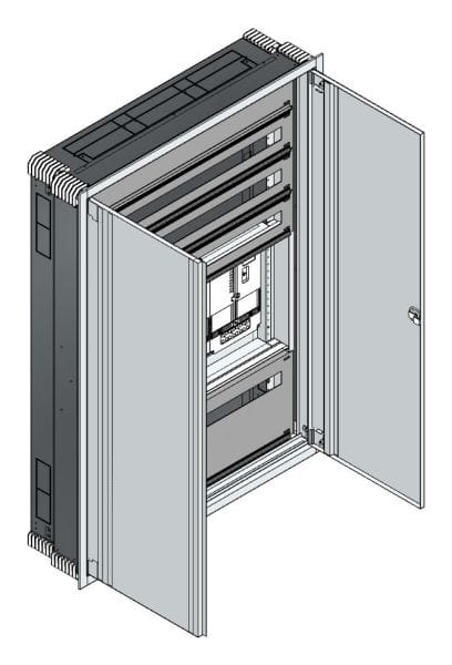 MEHLER - UP Zählerverteiler+PW+UM Kärnten für TN-Netz, außen B1006xH1414xT245mm