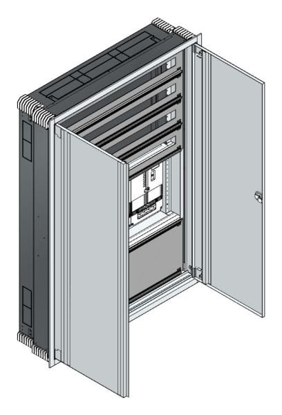MEHLER - UP Zählerverteiler+PW+UM NÖ Netz für TN-Netz, außen B1006xH1414xT245mm
