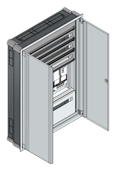 MEHLER - UP-Zählerverteiler+PW+UM Steiermark für TN-Netz, außen B1006xH1414xT245mm