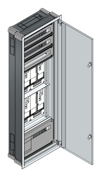 MEHLER - UP Zählerverteiler+PW+UM OÖ, Salzburg für TN-Netz, außen B596xH1714xT245mm