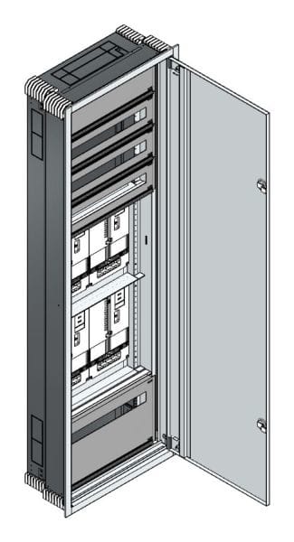 MEHLER - UP Zählerverteiler+PW+UM Kärnten für TN-Netz, außen B596xH1864xT245mm