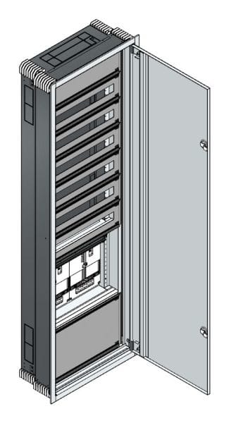 MEHLER - UP Zählerverteiler+PW+UM NÖ Netz für TN-Netz, außen B596xH1864xT245mm