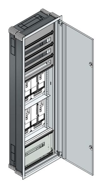 MEHLER - UP Zählerverteiler+PW+UM Vorarlberg für TN-Netz, außen B596xH1864xT245mm