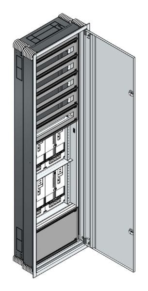 MEHLER - UP Zählerverteiler+PW+UM NÖ Netz für TN-Netz, außen B596xH2039xT245mm