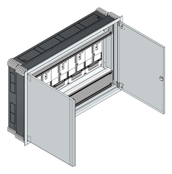 MEHLER - UP Zählerverteiler+PW+UM NÖ Netz für TN-Netz, außen B1216xH789xT245mm