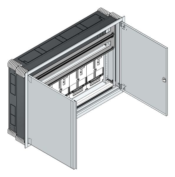 MEHLER - UP Zählerverteiler+PW+UM Wiener Netze für TN-Netz, außen B1216xH789xT245mm