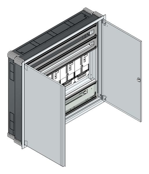 MEHLER - UP Zählerverteiler+PW+UM Vorarlberg für TN-Netz, außen B1216xH1089xT245mm