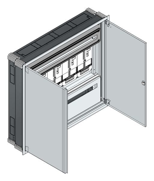 MEHLER - UP-Zählerverteiler+PW+UM Steiermark für TN-Netz, außen B1216xH1089xT245mm