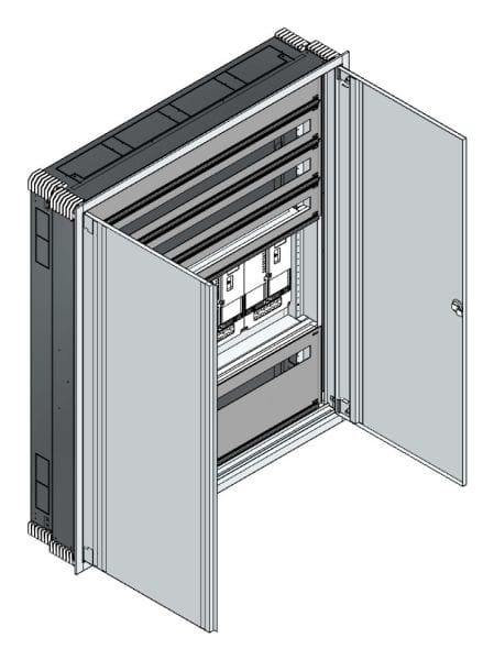 MEHLER - UP Zählerverteiler+PW+UM Kärnten für TN-Netz, außen B1216xH1414xT245mm