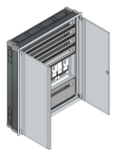MEHLER - UP Zählerverteiler+PW+UM OÖ, Salzburg für TN-Netz, außen B1216xH1414xT245mm
