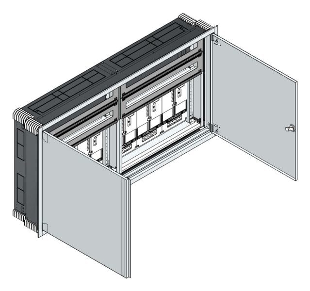 MEHLER - UP Zählerverteiler+PW+UM Wiener Netze für TN-Netz, außen B1501xH789xT245mm