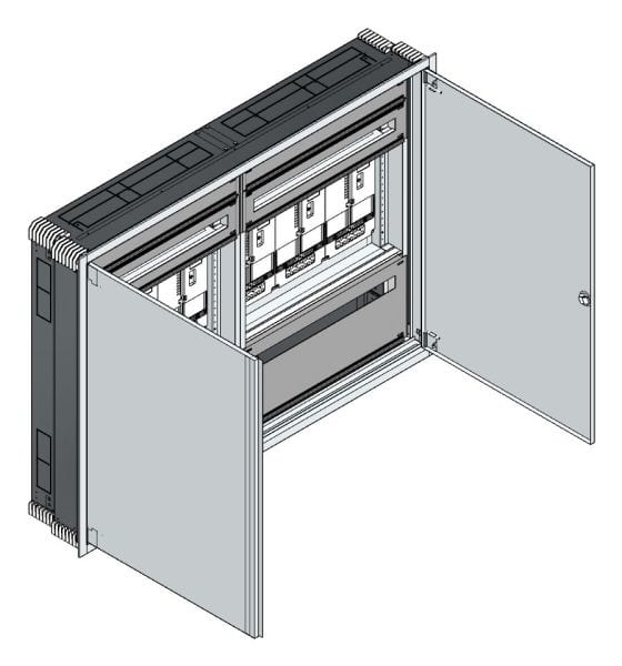 MEHLER - UP Zählerverteiler+PW+UM Kärnten für TN-Netz, außen B1501xH1089xT245mm