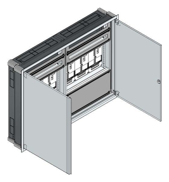 MEHLER - UP Zählerverteiler+PW+UM Wiener Netze für TN-Netz, außen B1501xH1089xT245mm