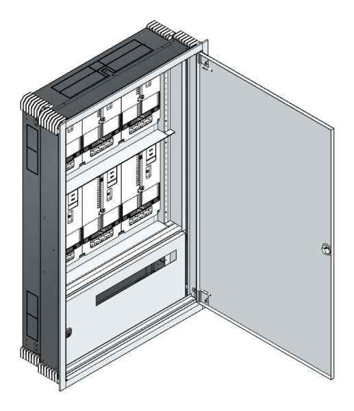 MEHLER - UP-Zählerverteiler+PW+UM Steiermark für TN-Netz, außen B796xH1239xT245mm